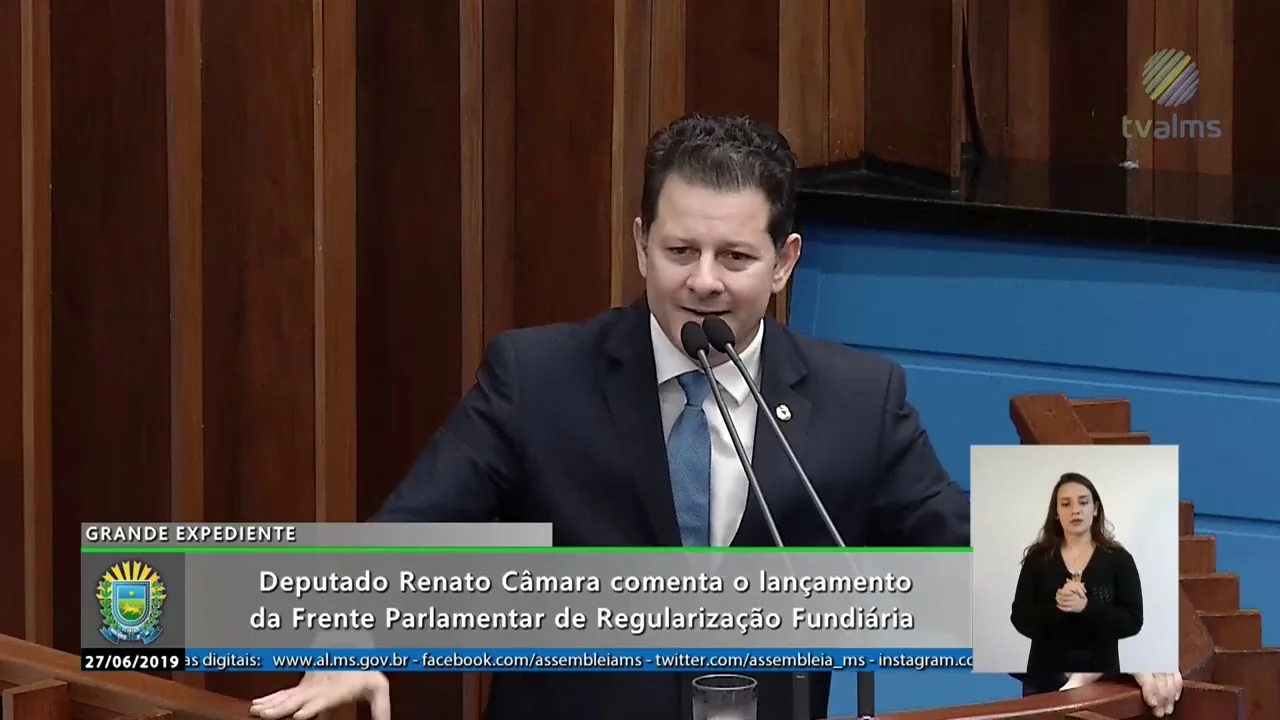 Deputado Renato Câmara comenta o lançamento da Frente Parlamentar de Regularização Fundiária