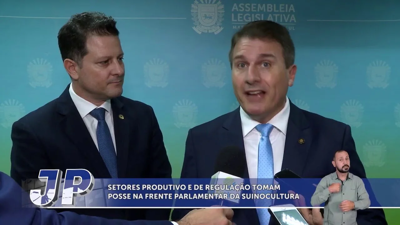 Jornal Parlamentar: Frente do desenvolvimento da suinocultura no MS