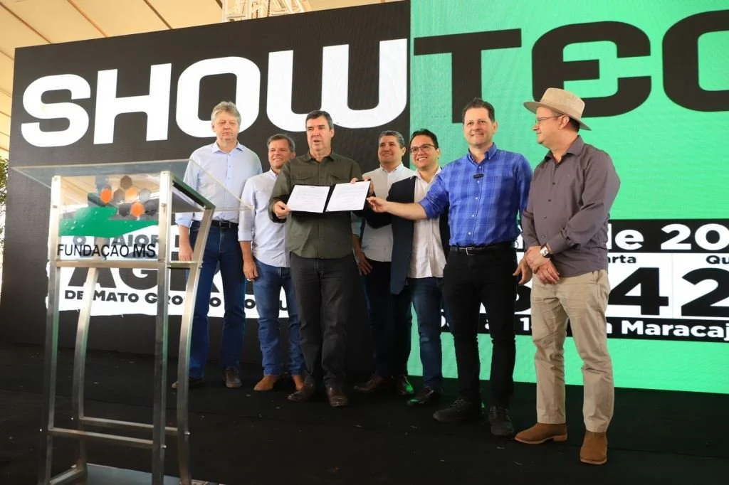 Renato Câmara participa da abertura da 26ª Showtec e assina convênio do Estado à Fundação MS