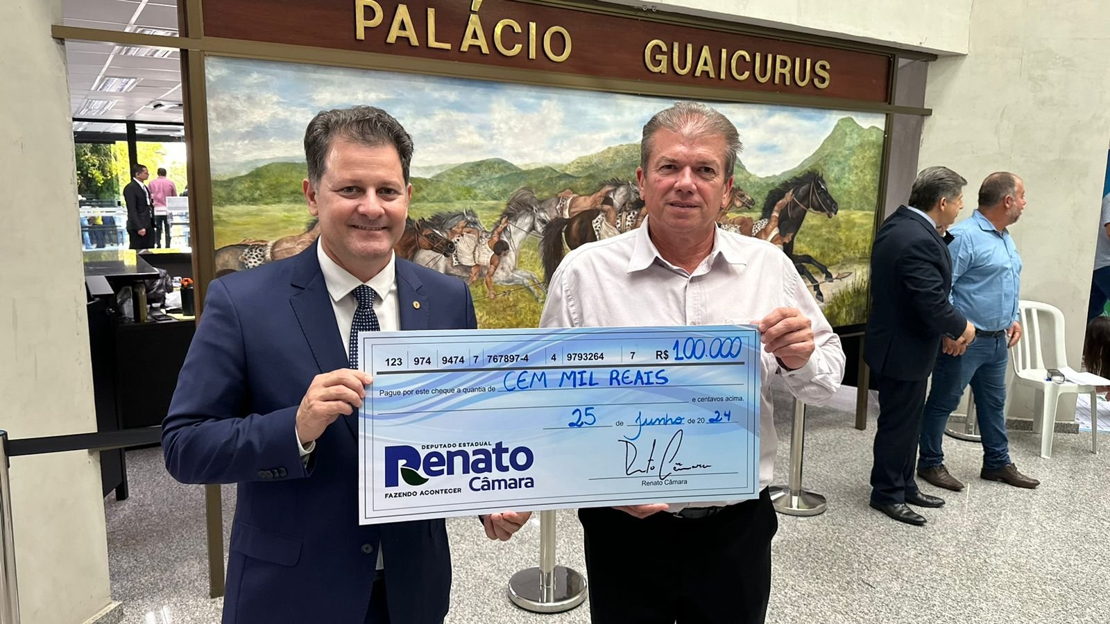 Renato destina R$ 3 milhões à Saúde, Educação, Social, Cultura e Agricultura; prioridade, a Saúde, leva R$ 1,6 milhão &nbsp;