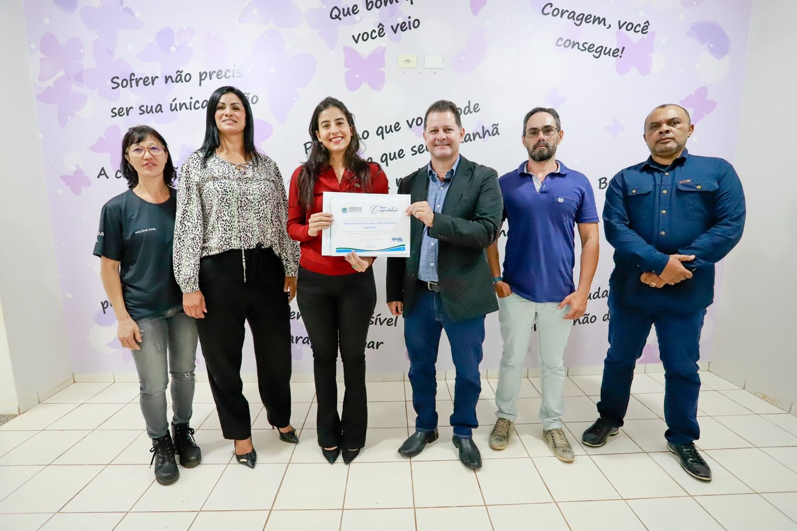 Câmara homenageia servidores em comemoração à Semana Estadual da Segurança Pública