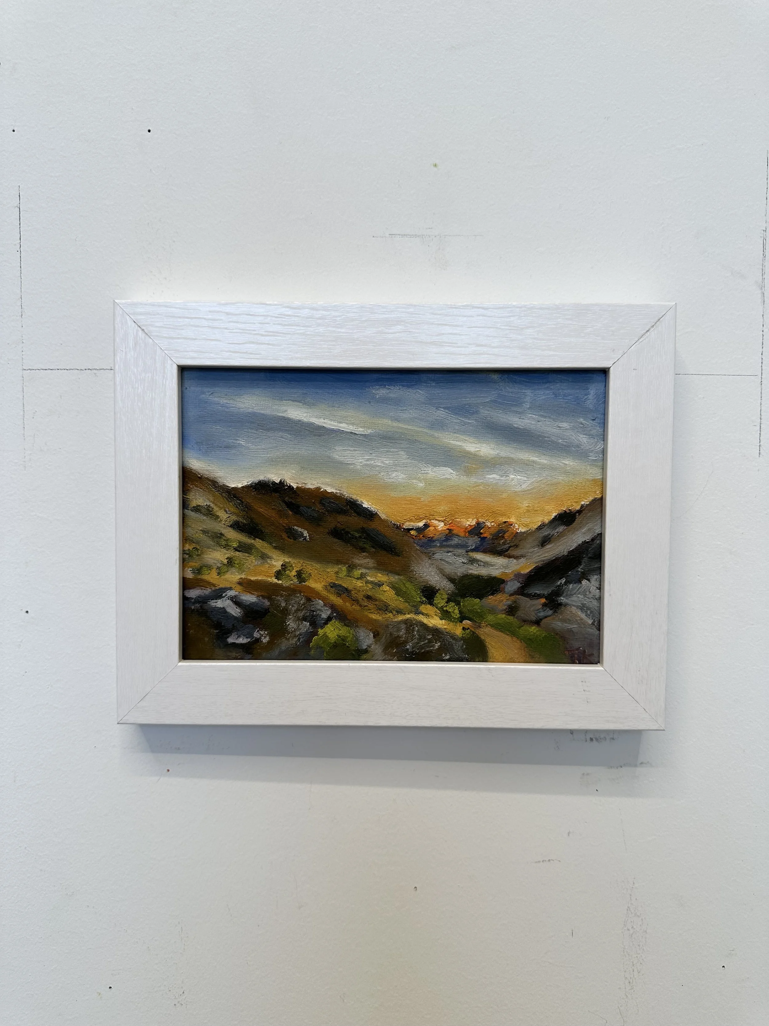"Study at Indian Canyons" Oil Painting onto Canvas Panel