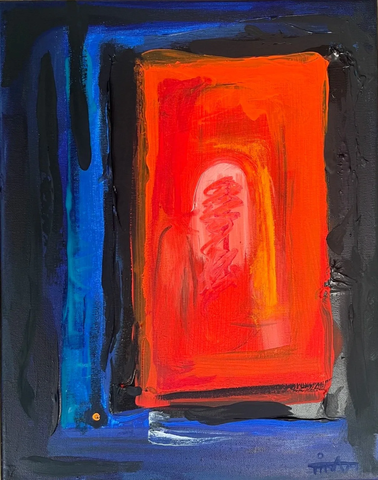 Acrylic on canvas
35cm X 28cm 
Framed
Available