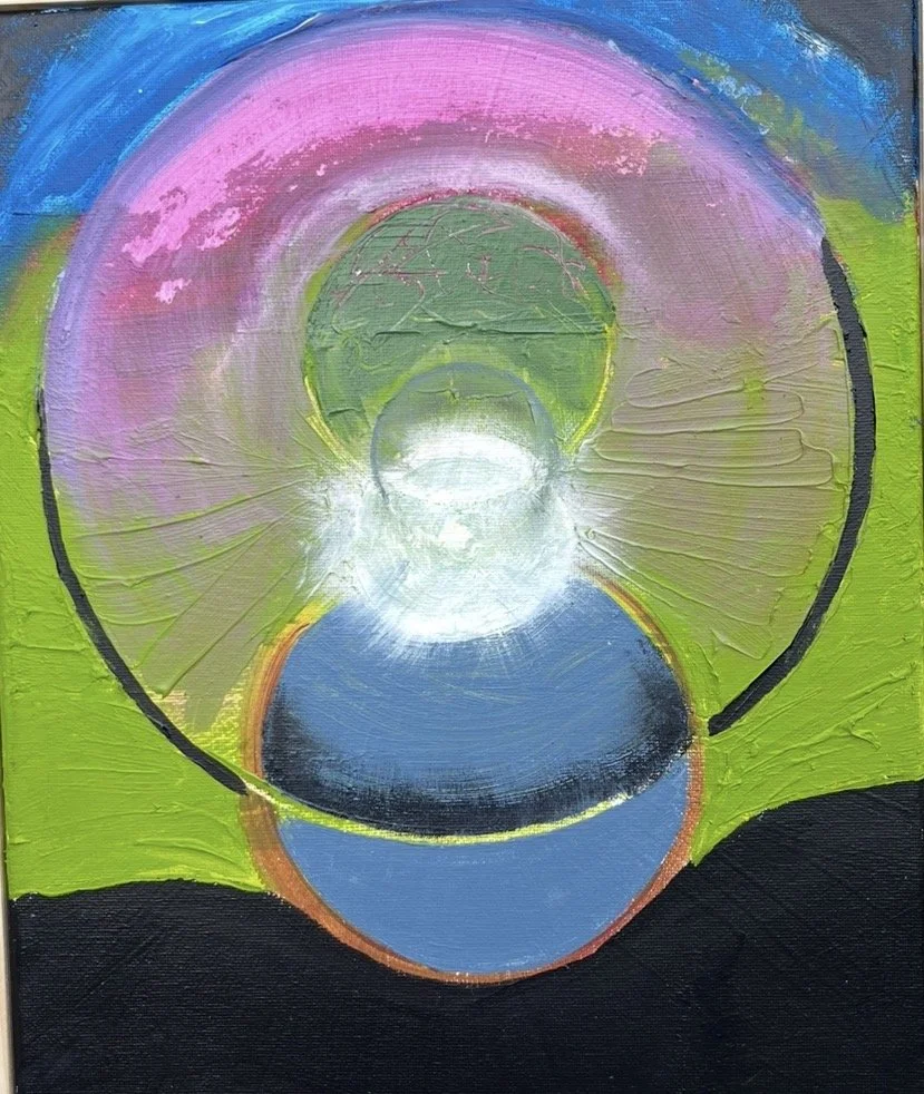 'Jung'
Acrylic on Canvas
Framed
38cm X 30cm
Available 