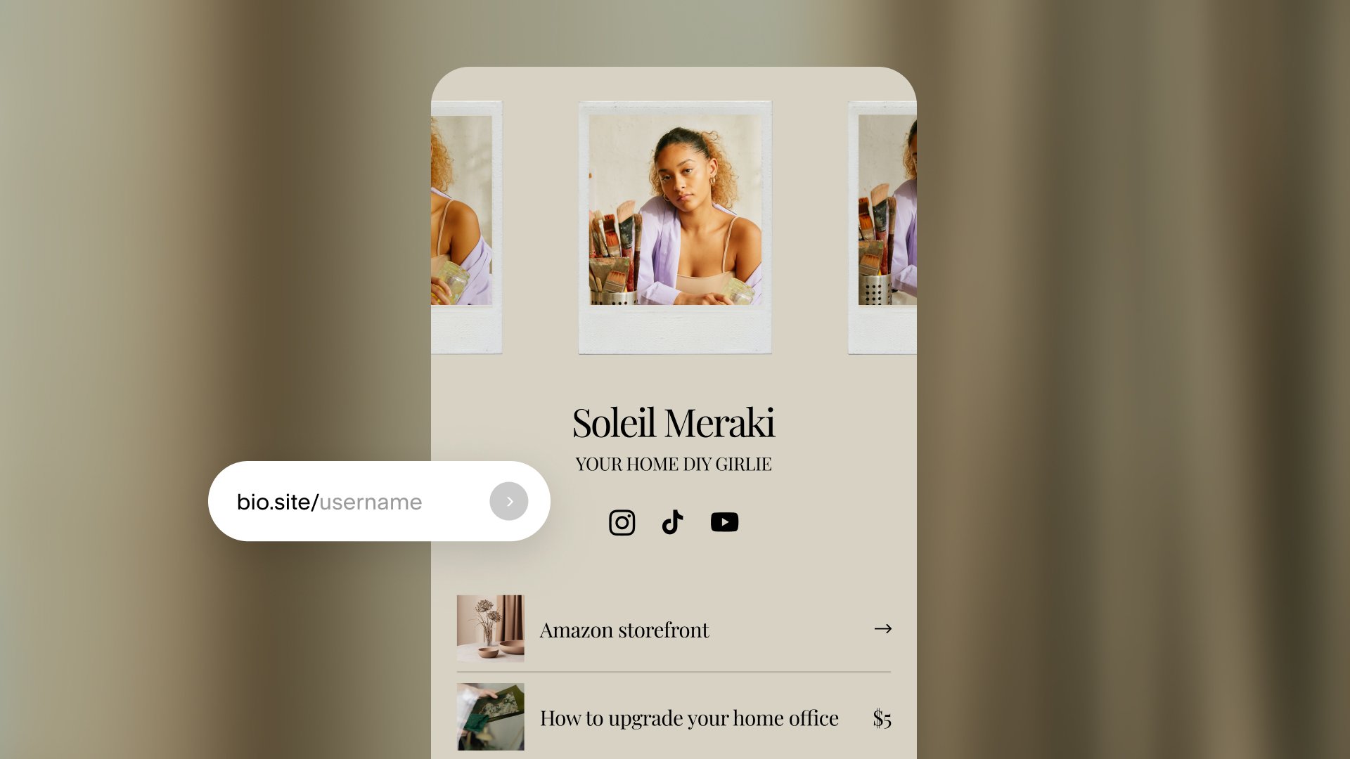 How to customize your link in bio
