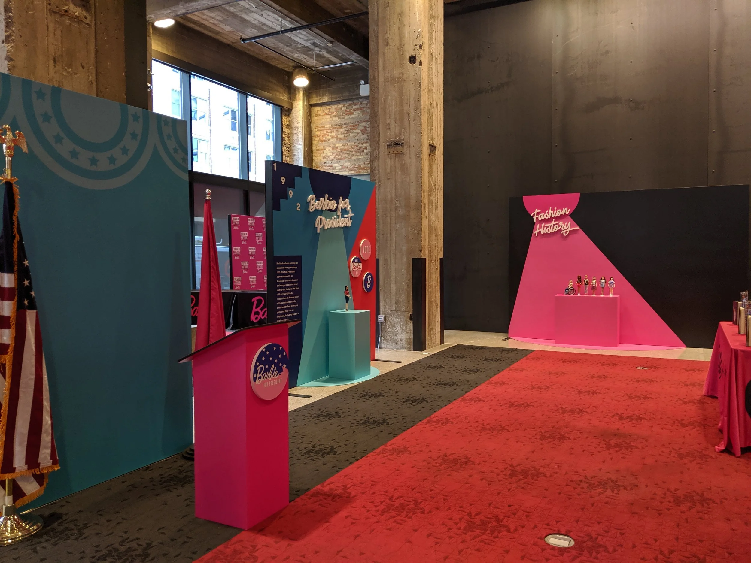 Project: Barbie “You Can Be Anything” Event Displays