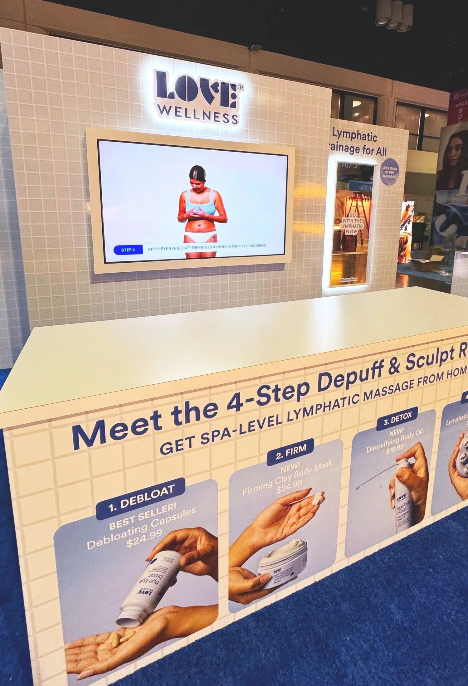 Project: Love Wellness “Bye Bye Bloat” Booth