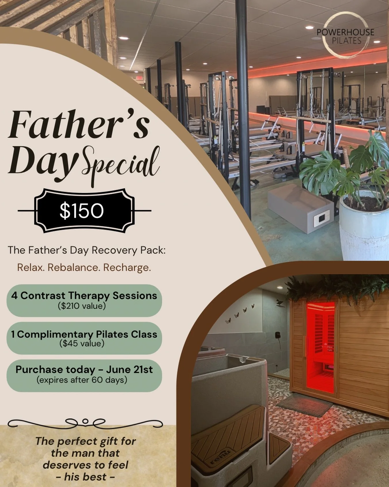 Give the ultimate gift of recovery and strength this Father&rsquo;s Day. ⚡️

We&rsquo;re dropping a special designed to help the dads (and father figures) in your life feel their absolute best, recover like a pro, and build foundational strength.

Wh