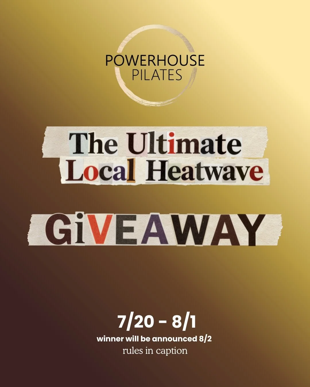 Beat the Heat with the Ultimate Summer Giveaway! ☀️🔥
It&rsquo;s hot out there, but we&rsquo;re making it hotter! To celebrate our amazing community, we&rsquo;re bringing you our Ultimate Local Heatwave Giveaway starting NOW!

One lucky winner will r