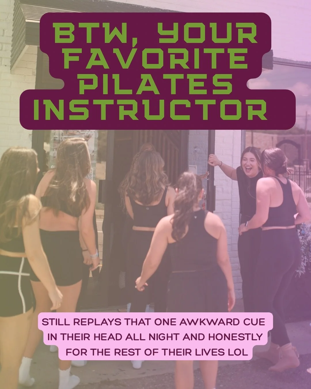 Btw, we&rsquo;re literally just girls 💖🌸💝🌷🩷 

#justagirl #pilatesinstructor #pilateslife #lexingtonsc #fitnesscoach