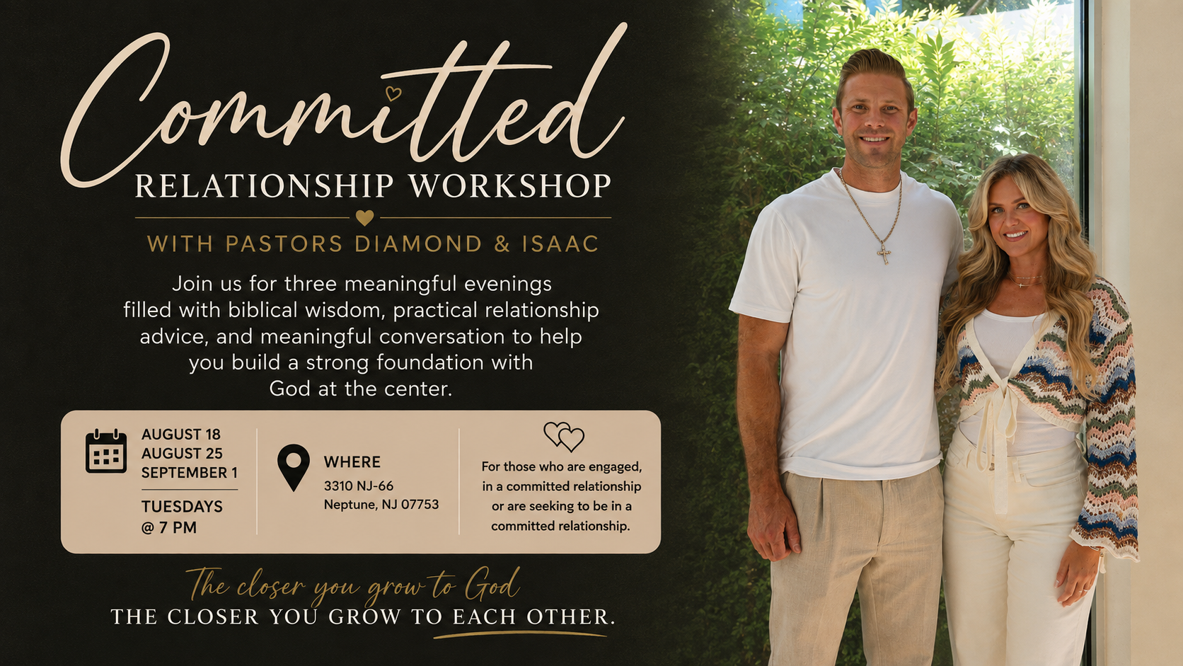 Pastor Diamond and Pastor Isaac’s Committed Relationship Workshop