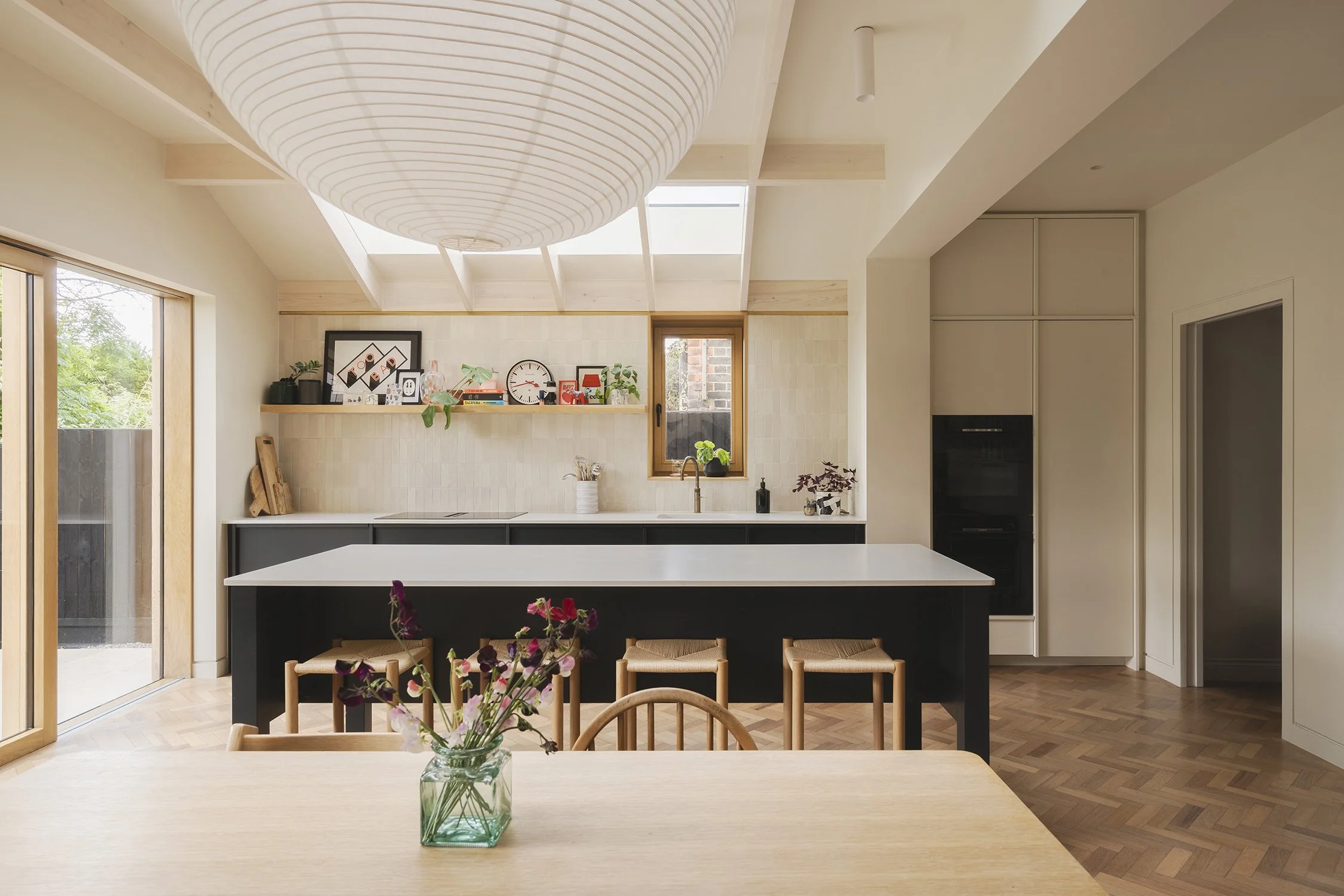 Larch-clad rear extension in the Wanstead Grove Conservation Area ...