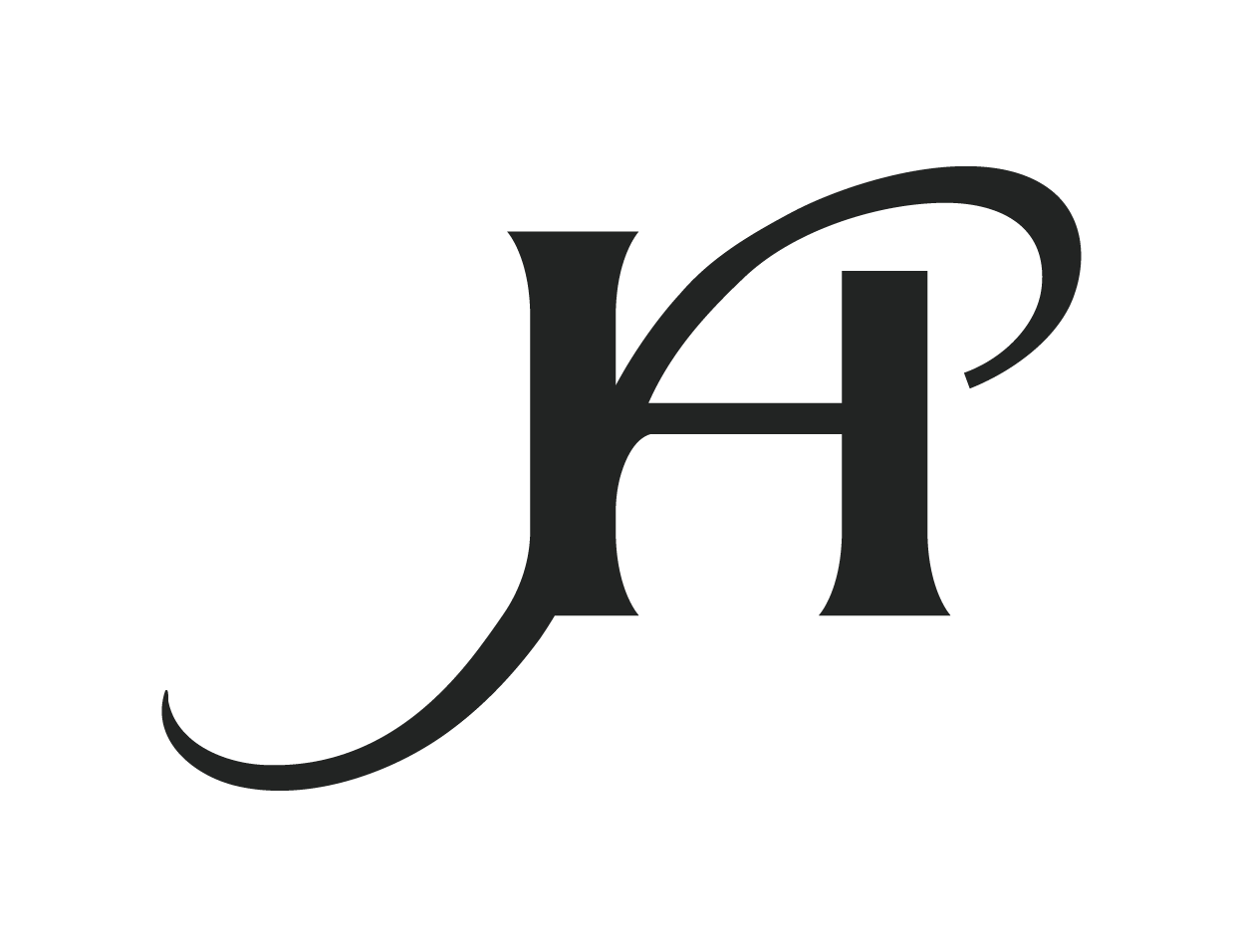 Home is a Feeling real estate monogram logo icon