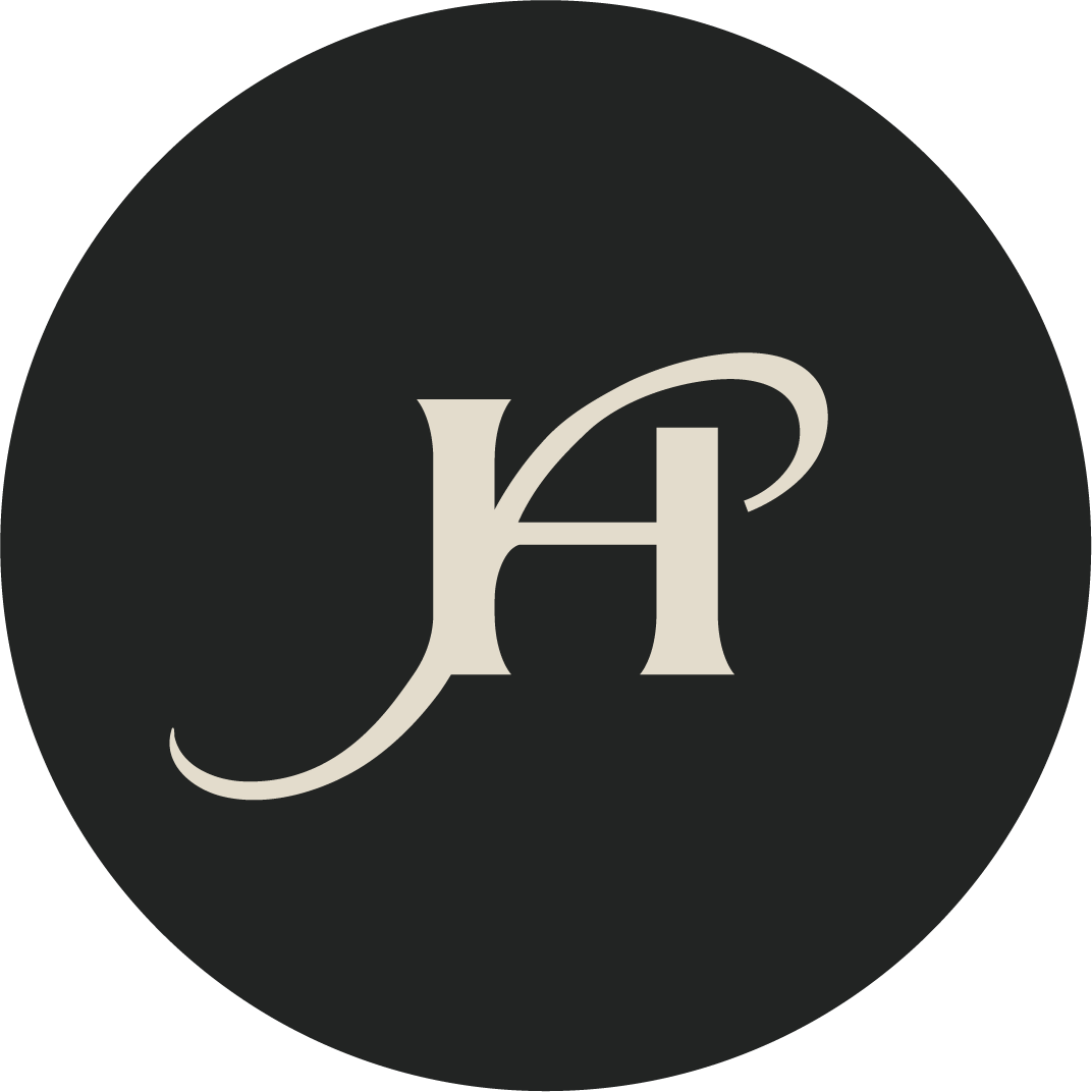 Stylized H and F monogram logo for Home is a Feeling
