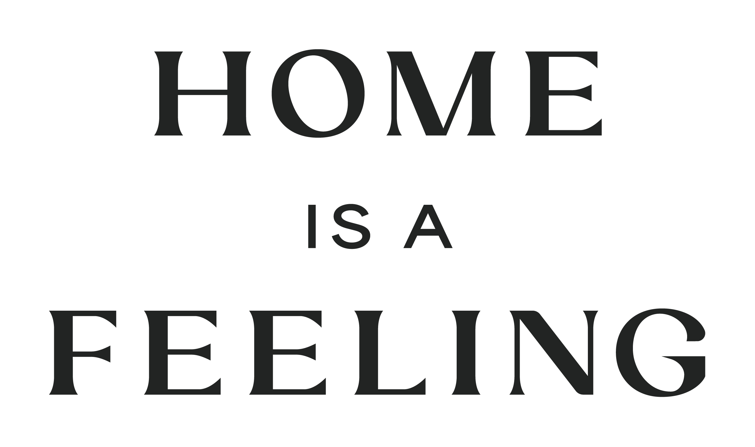 Home is a Feeling real estate logo based in Indianapolis
