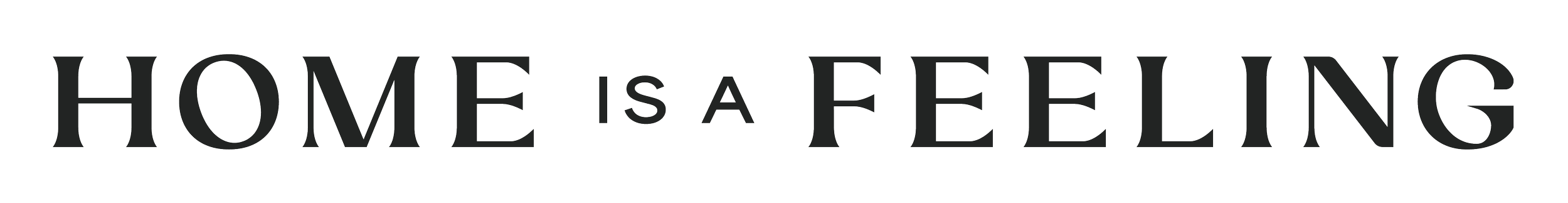 Home is a Feeling real estate logo