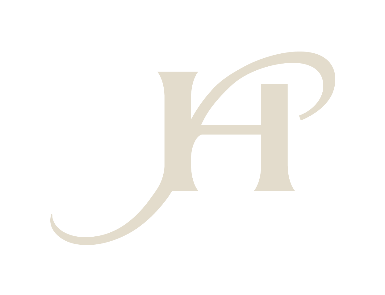 Home is a Feeling monogram logo icon