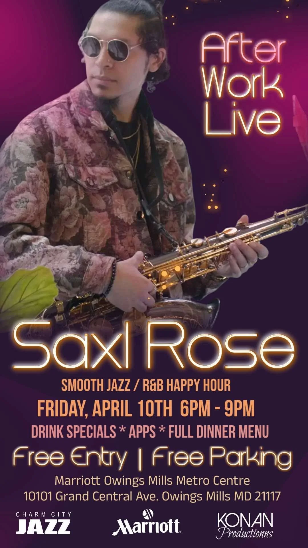 Saxl Rose After Work Live
