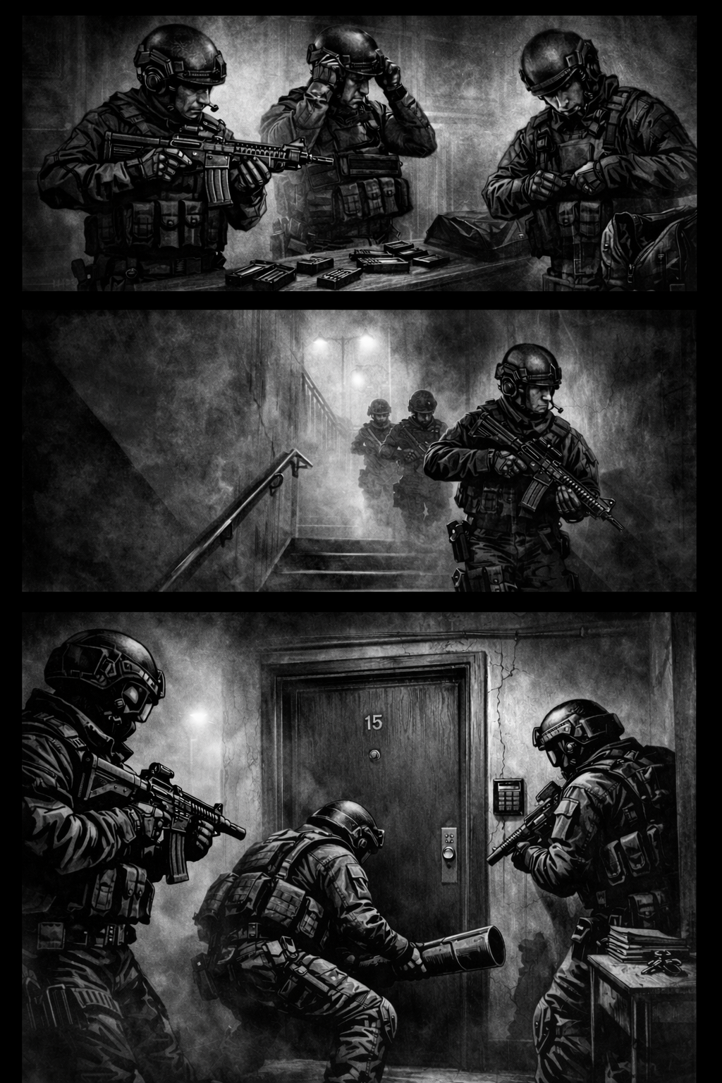 Agents ready to breach apartment.png