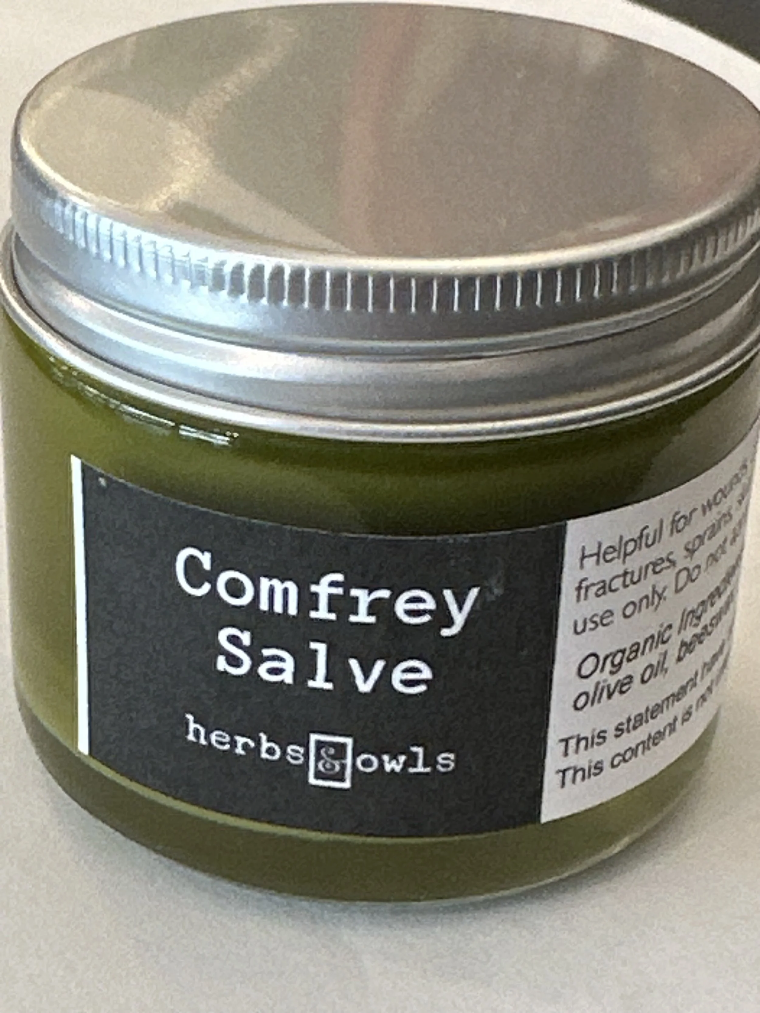 Comfrey  Salve -Organic 2oz