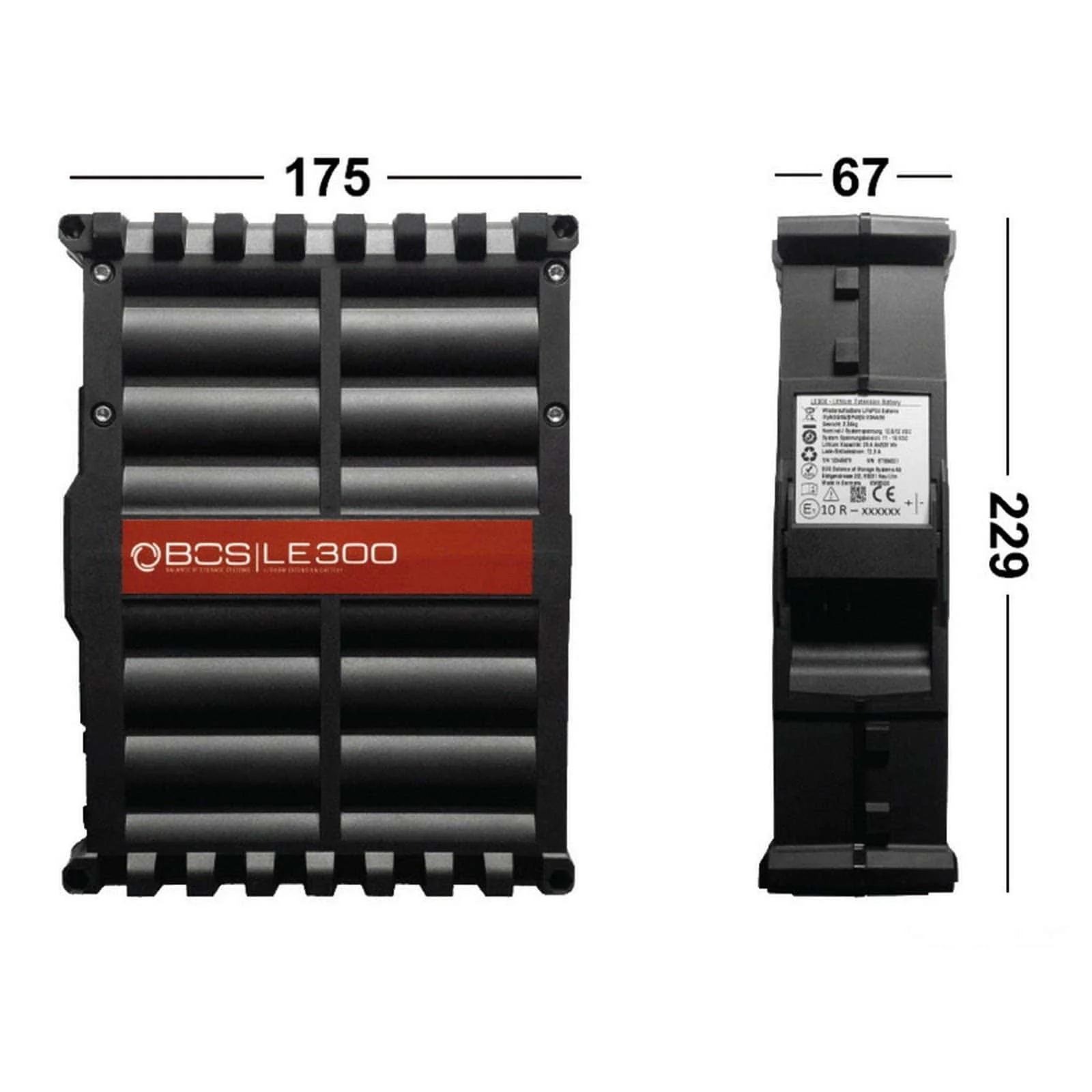 LE300 Lithium Extension Battery