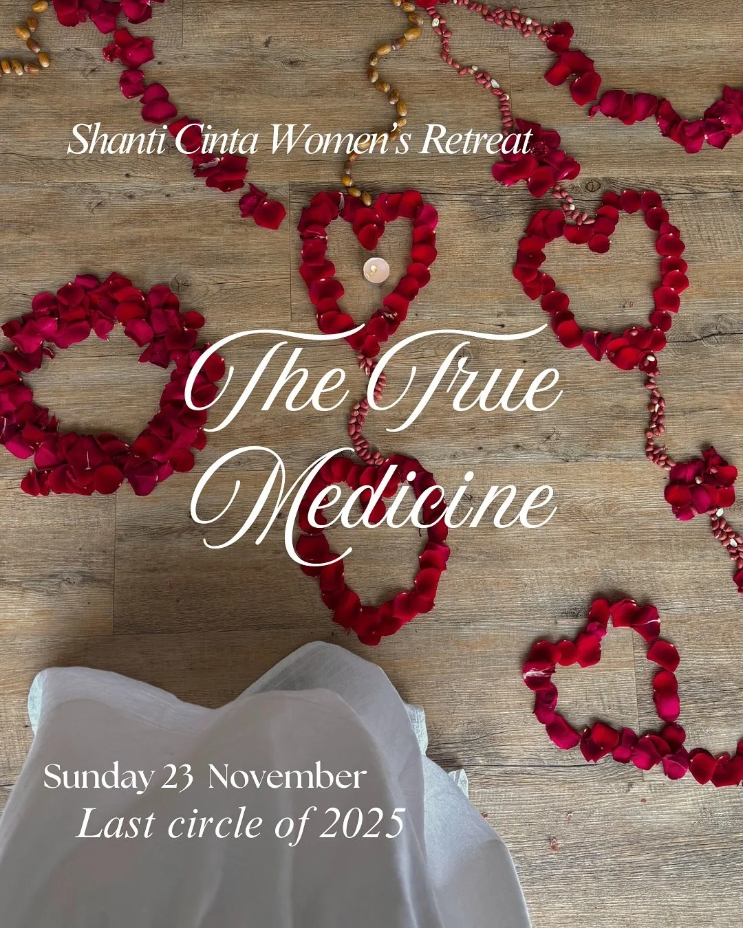 I would love to invite you to my last gathering of 2025! Wow!! What a ride ❤️&zwj;🔥❤️&zwj;🩹🫀

So here it is, final Woman Circle Day Retreat this year&hellip;

THE TRUE MEDICINE! ❣️
- Sunday 23 November
- 10.30am to 4.30pm
- Fickle Field, CM4 0LF

