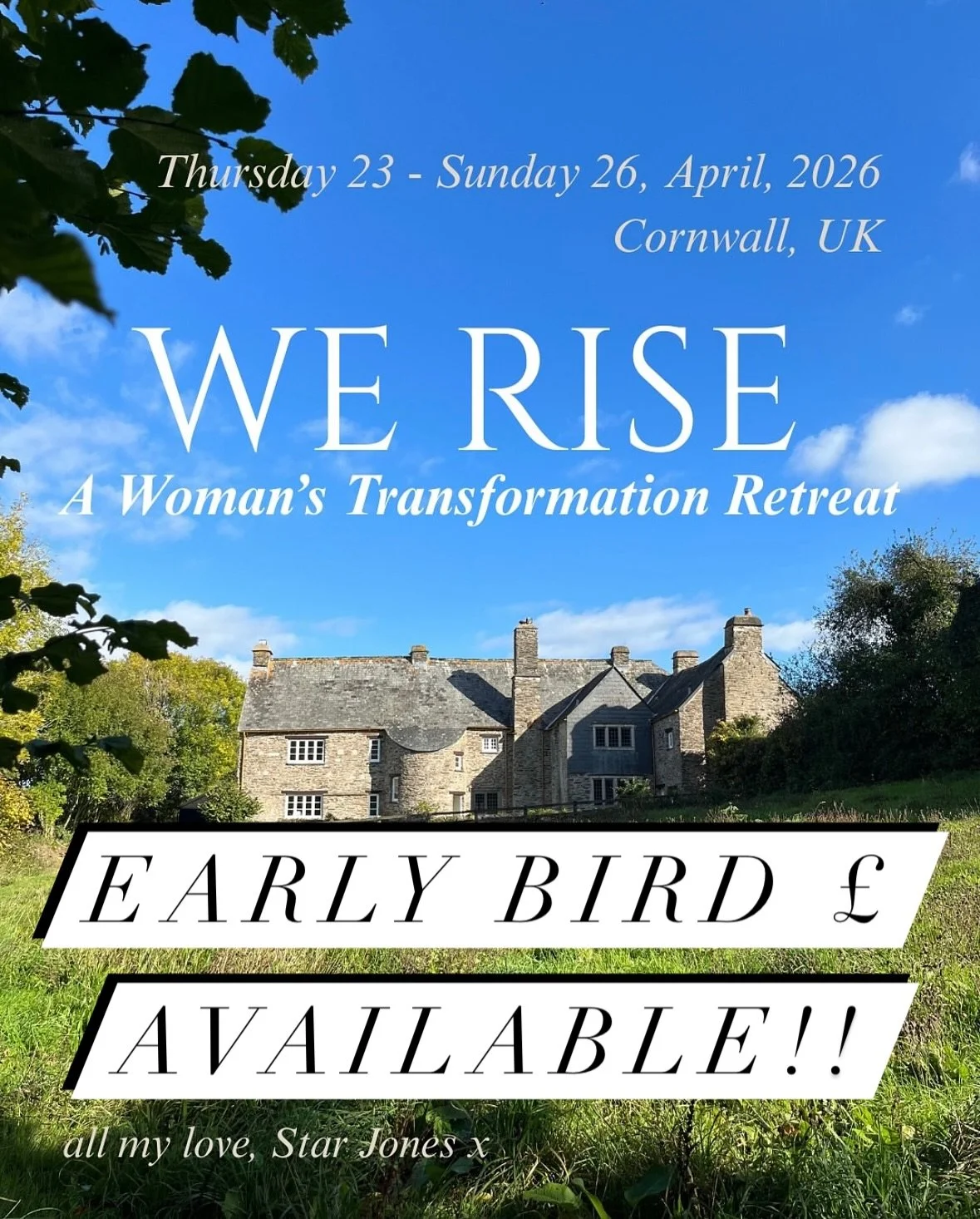 WE RISE! ❤️&zwj;🔥 this isn&rsquo;t just a retreat.. I keep trying to think of a word that resonates more but I am yet to find one. This is a weekend deeper into the truth of life, deeper into who you are, deeper into love and the healing that comes 