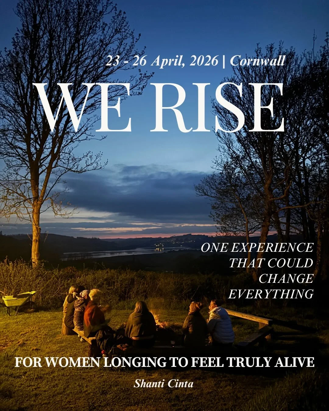 WE RISE ❤️&zwj;🔥 &hellip;a retreat that holds you in such love you have no other option than to rise! 

Each year I witness the powerful magic that unfolds here, and each time I watch how this very special weekend changes life&rsquo;s! Nothing and I