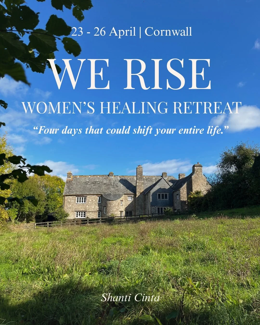 ❀ WE RISE! ❀ 

I would love to invite you to join me in Cornwall for this life-changing Women&rsquo;s Retreat. An experience that cracks your heart wide open and fills you with love.

I have witnessed the deep power, beauty and healing of this retrea