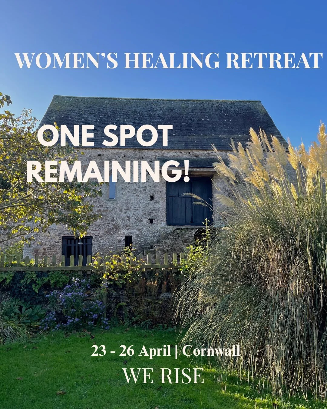 The final call&hellip; 🥹❤️&zwj;🔥🌸

A retreat like no other. Life changing work! Held in such love it would simply be impossible to leave the same woman who arrived.

And now only one space remaining!! I&rsquo;m calling forward all women that are y