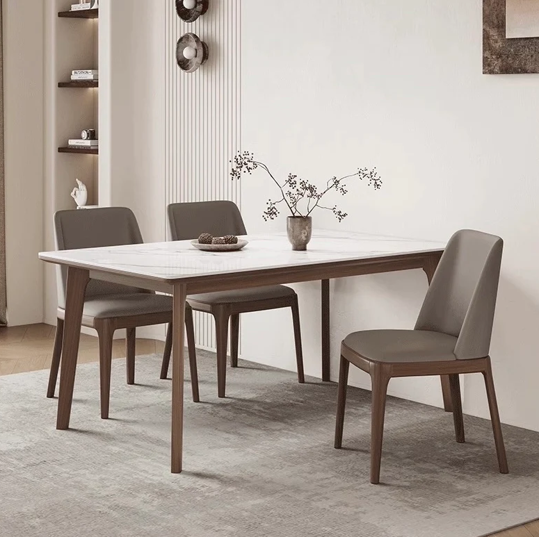 Marble sintered stone dining table