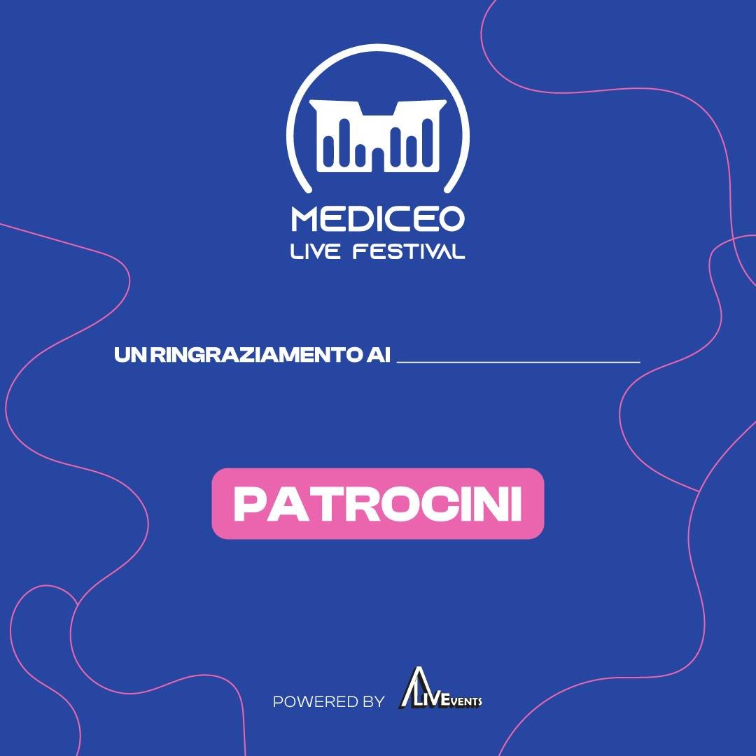 Un enorme grazie alla @provincia_di_lucca e alla @regionetoscana per il #patrocinio che ci avete concesso nella scorsa edizione del festival. 
Il vostro sostegno, &egrave; per noi un grande piacere.

#mediceolivefestival #mlf2024