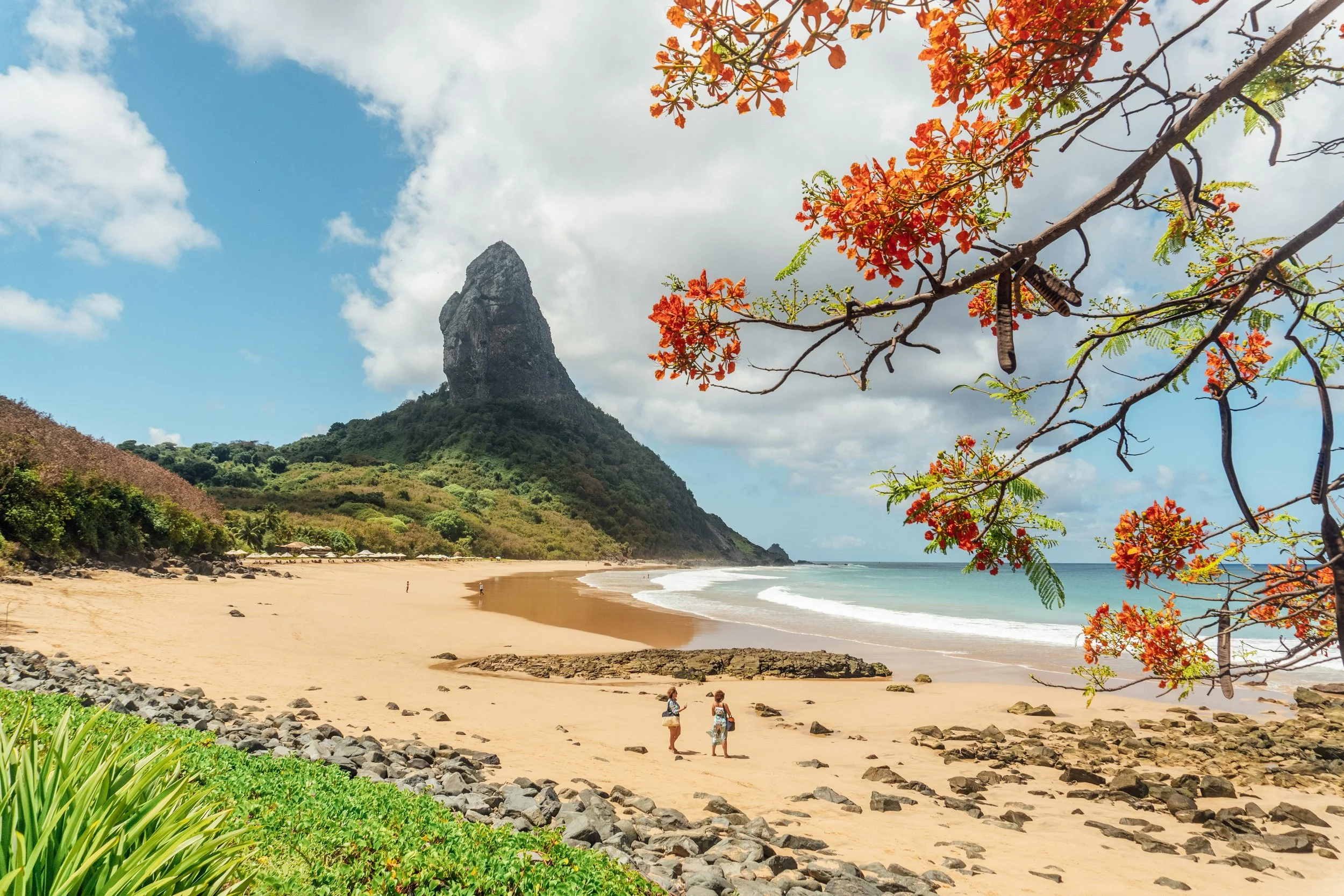 Praia da Conceição na wyspie Fernando de Noronha