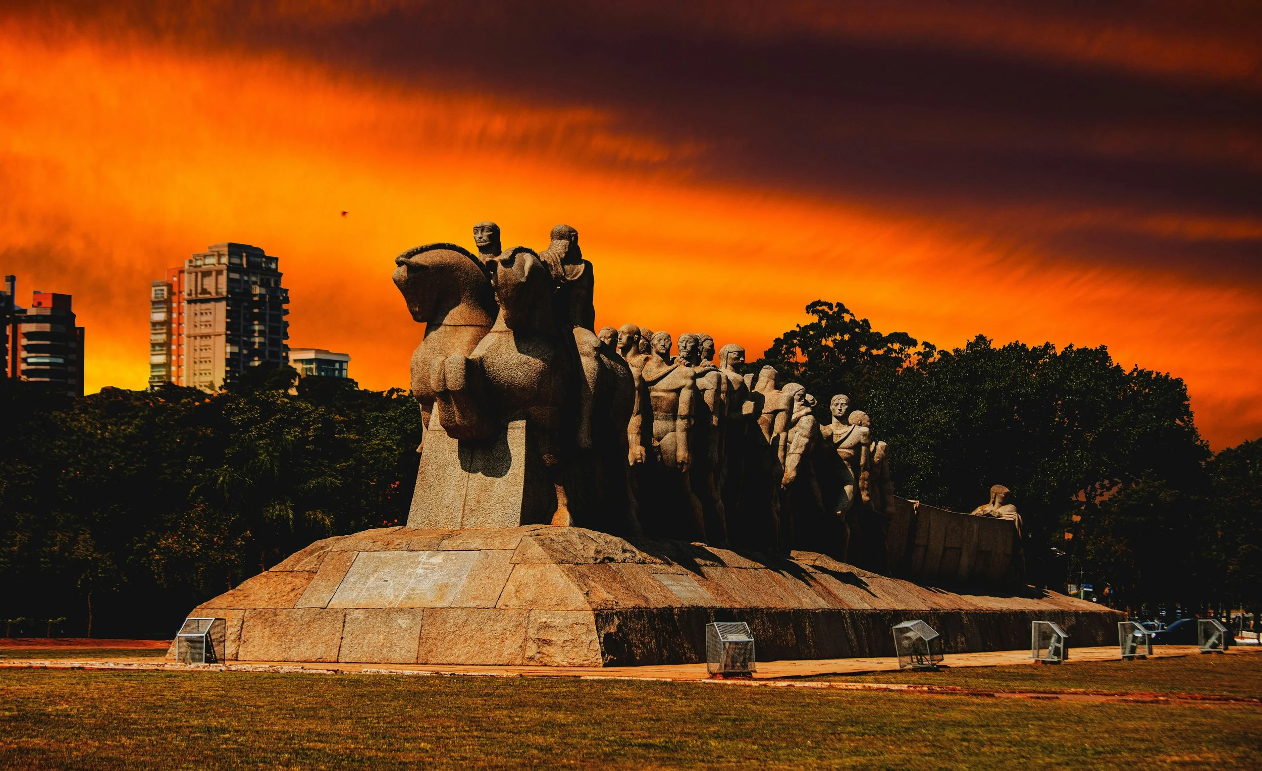Monumento as Bandeiras w São Paulo
