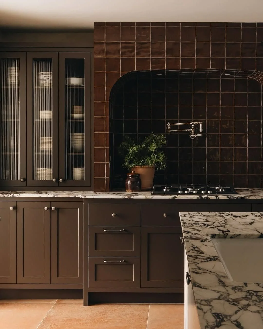 Fall color inspo - cabinet edition ✨
.
Designs by:
@erikmailledesign
@mollykiddstudio
@lisastatondesign 
@devolkitchens 
@heidicaillierdesign 
@marieflaniganinteriors 
.
.
.
#kitchencabinets 
#fallcolortrends
#fallcolors
#interiors
#interiordesign