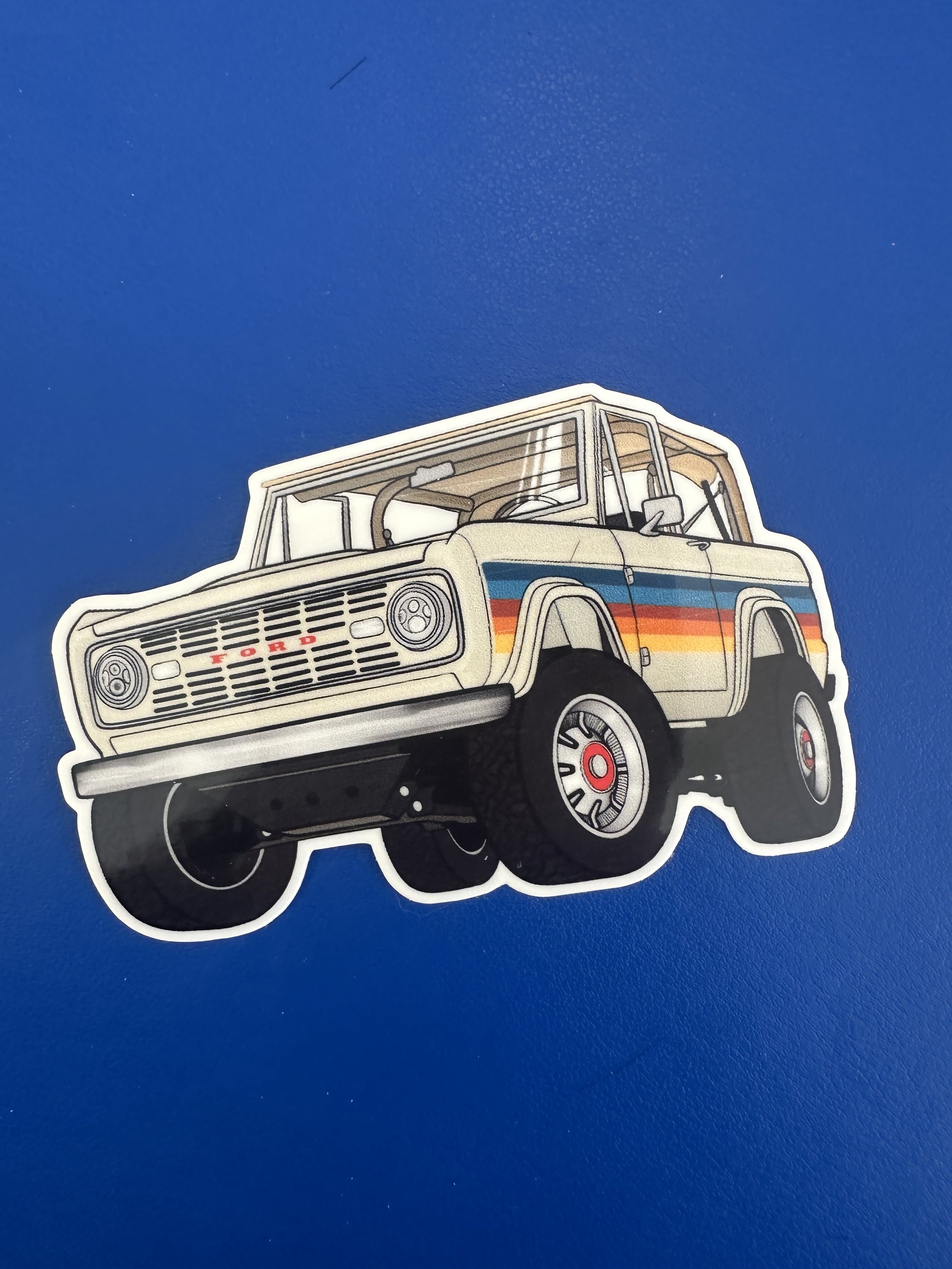 Ford Bronco Design Sticker