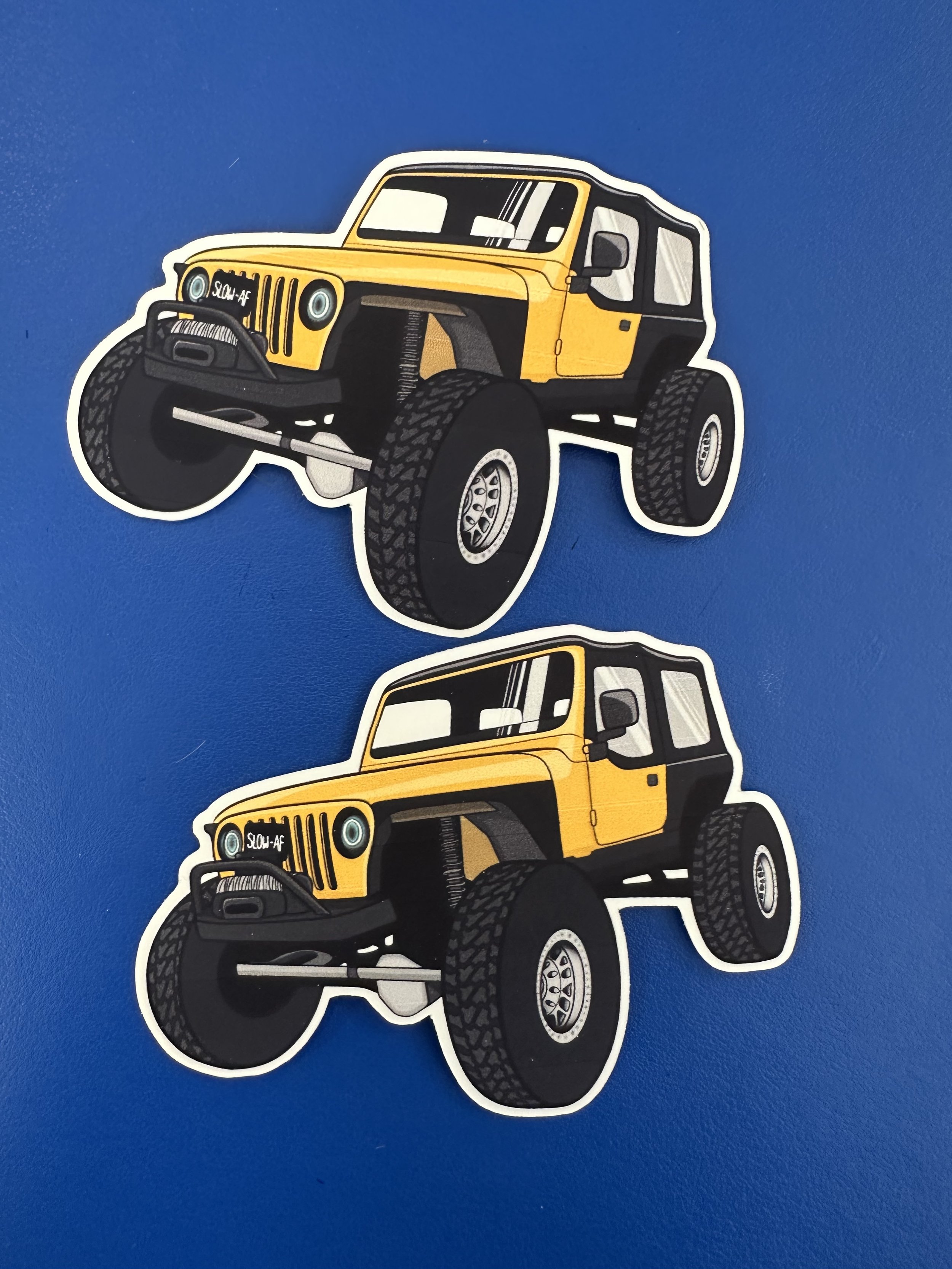 Jeep Wrangler Sticker (@Bishop_Built)