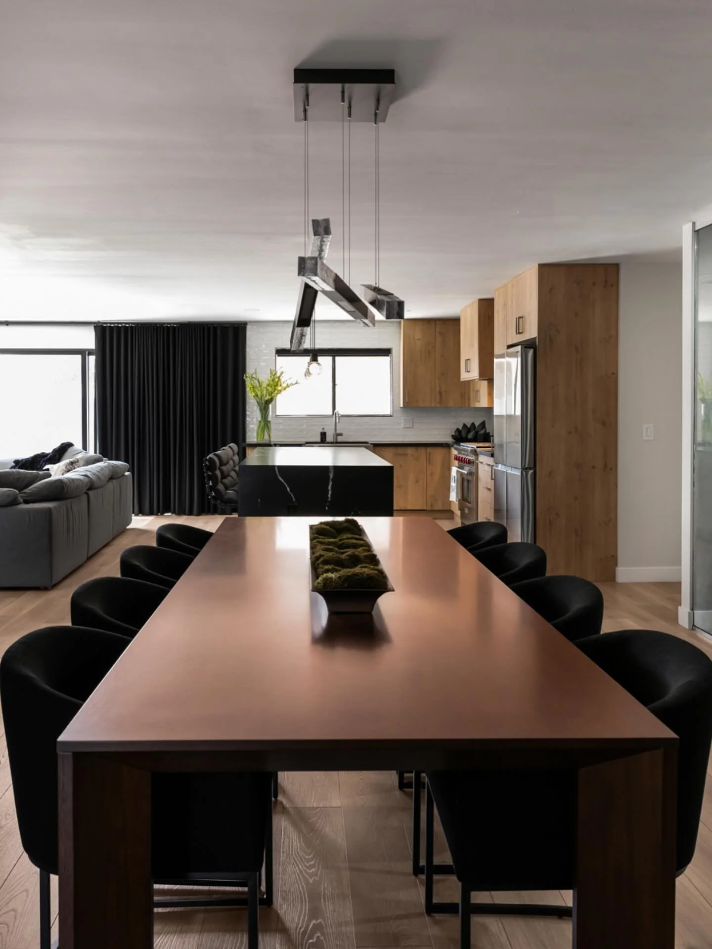 At Kate Longley Designs, we create interiors that feel powerful, sophisticated, and enduring&mdash;spaces designed not just to impress, but to be lived in beautifully. This was one of our favorite bachelor pads. Note there is no golf simulator in thi