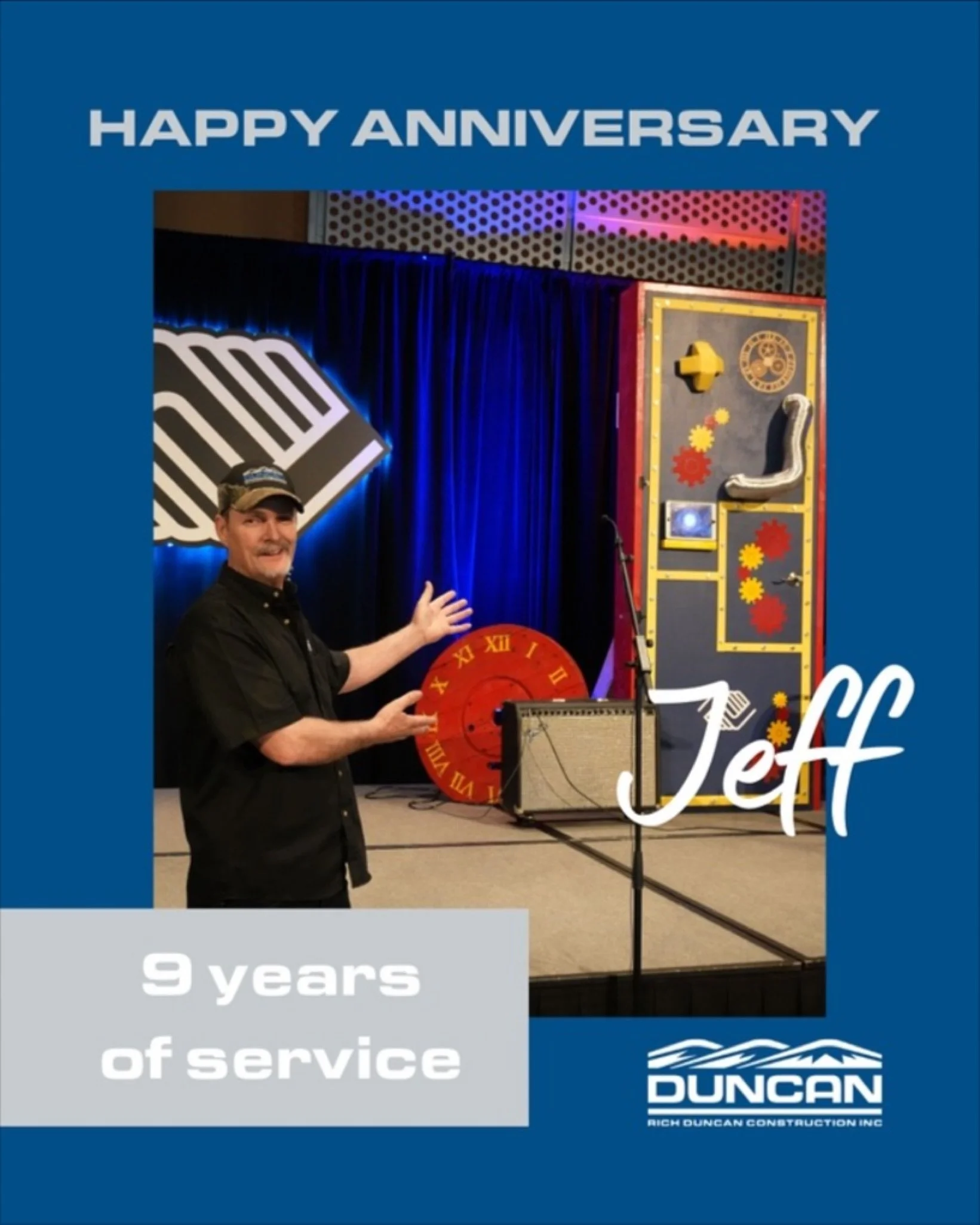 Today marks 9 amazing years with Jeff, and we couldn&rsquo;t be luckier to have him on the team! 

As a skilled foreman and all-around great guy, he&rsquo;s always ready with a helping hand or a corny joke.

Thank you, Jeff, for bringing talent, laug