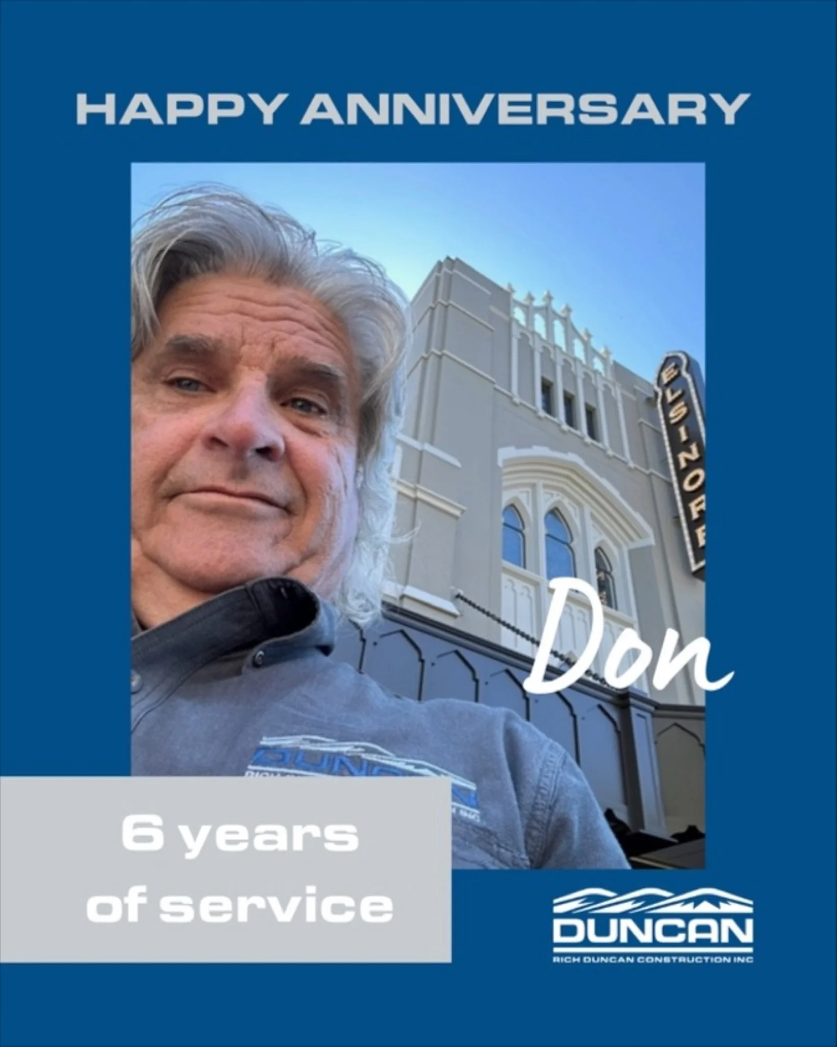 Today we celebrate 6 incredible years with Don on our team! 

As a fantastic superintendent and valued coworker, Don brings not just expertise and experience but a quiet warmth and positivity that truly enrich our crew.

Thank you, Don, for everythin