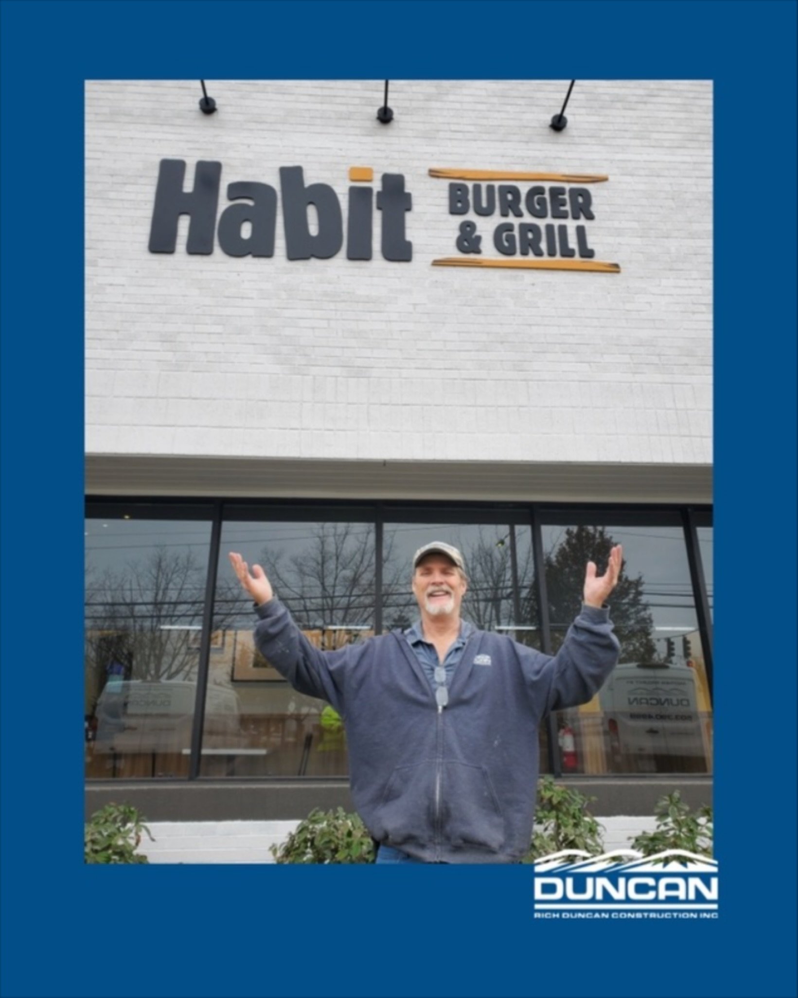 Another project is complete. 
Habit Burger in Happy Valley is officially finished. 
Great work by Jeff Cravens and the team.

Rich Duncan Construction 
From beginning to end, specializing in commercial construction and tenant improvement projects.

C