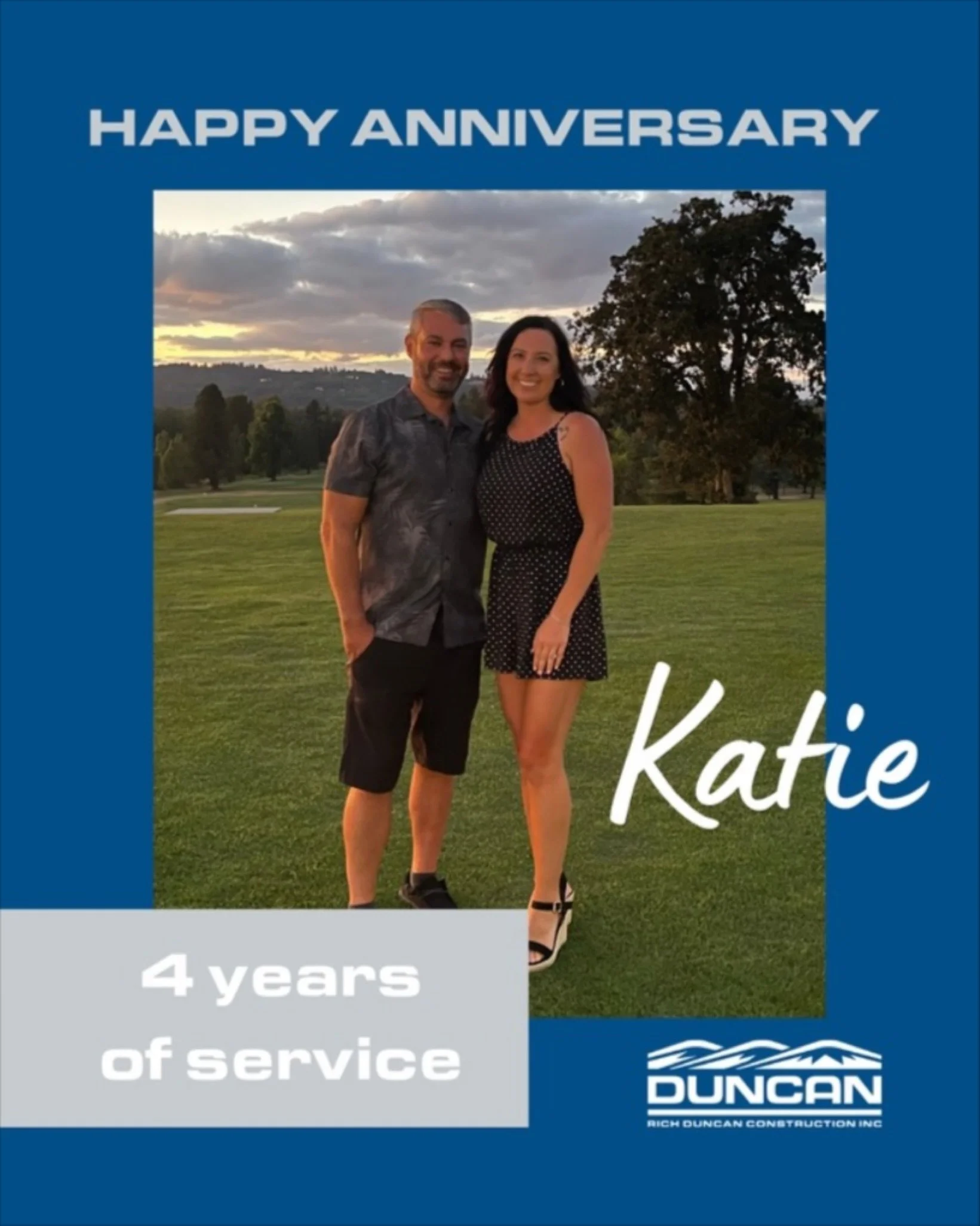 Happy 4-year anniversary to the amazing Katie!

We&rsquo;re incredibly fortunate to have you on our team. Your ability to take on challenges with patience and precision, all while bringing energy and laughter to the office, makes a difference every d