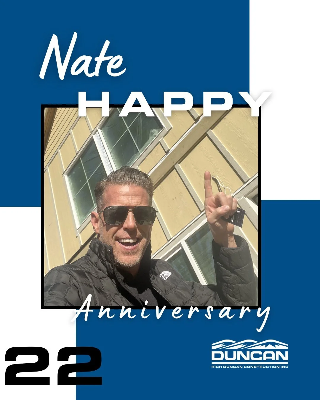 Today, we&rsquo;re celebrating Nate Cooke and his 22-year anniversary with Rich Duncan Construction.

Nate represents what this company is built on: hard work, integrity, and taking pride in every job, no matter the size. He&rsquo;s not just part of 