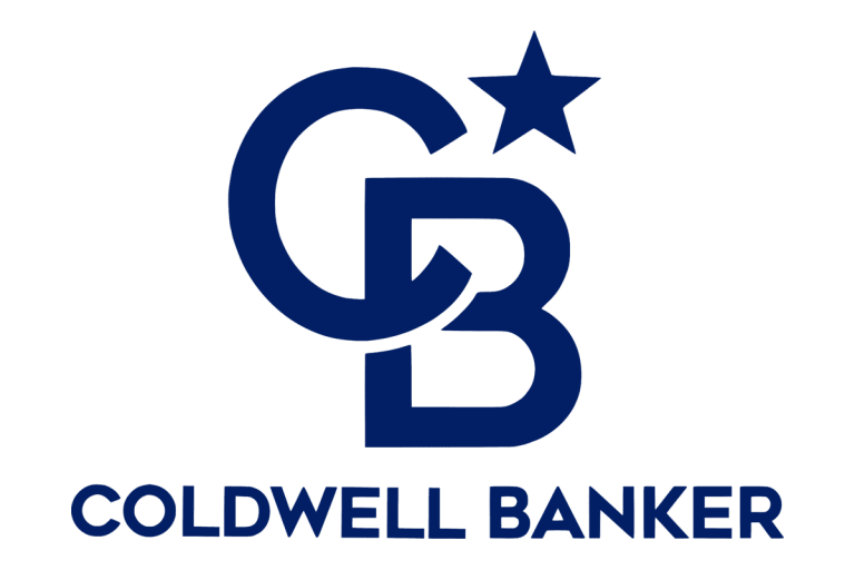 Coldwell Banker logo featuring a large blue star above the stylized initials C and B, with the company name in blue text below.
