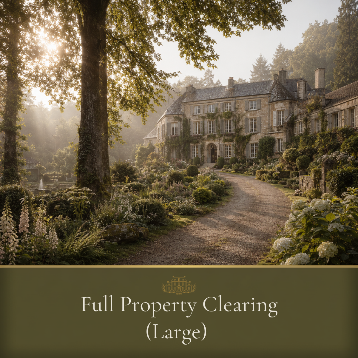 (Large) Full Property Clearing (Farm, Business, Retreat, Multi-Building Site, Historical)