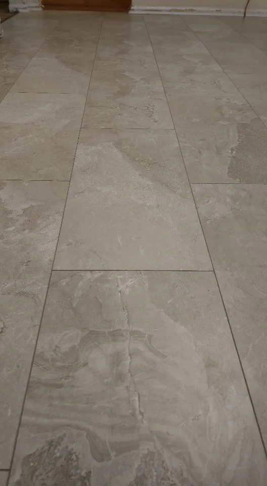 Mannington Latitude Forest Park Natural Hardwood
MSI Everlife Trecento 12”x24” Tile
COREtec Floors Carmello Travertine 12”x24” Tile, Scratch Less Mineral Core – After