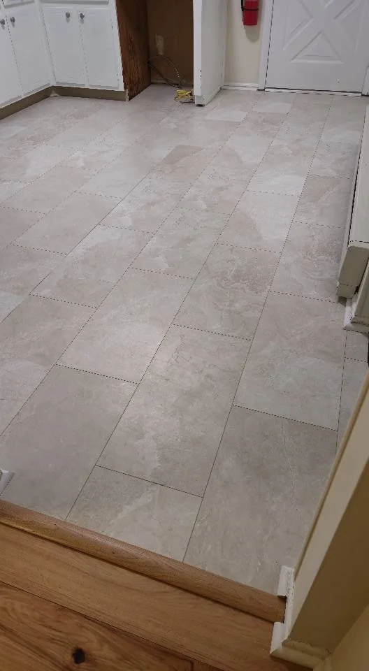Mannington Latitude Forest Park Natural Hardwood
MSI Everlife Trecento 12”x24” Tile
COREtec Floors Carmello Travertine 12”x24” Tile, Scratch Less Mineral Core – After