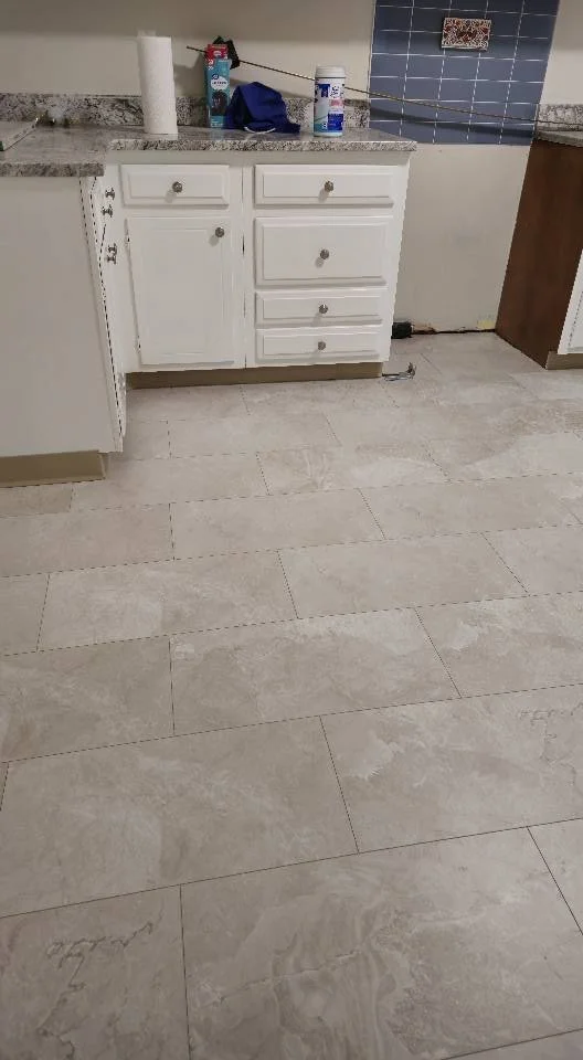 Mannington Latitude Forest Park Natural Hardwood
MSI Everlife Trecento 12”x24” Tile
COREtec Floors Carmello Travertine 12”x24” Tile, Scratch Less Mineral Core – After