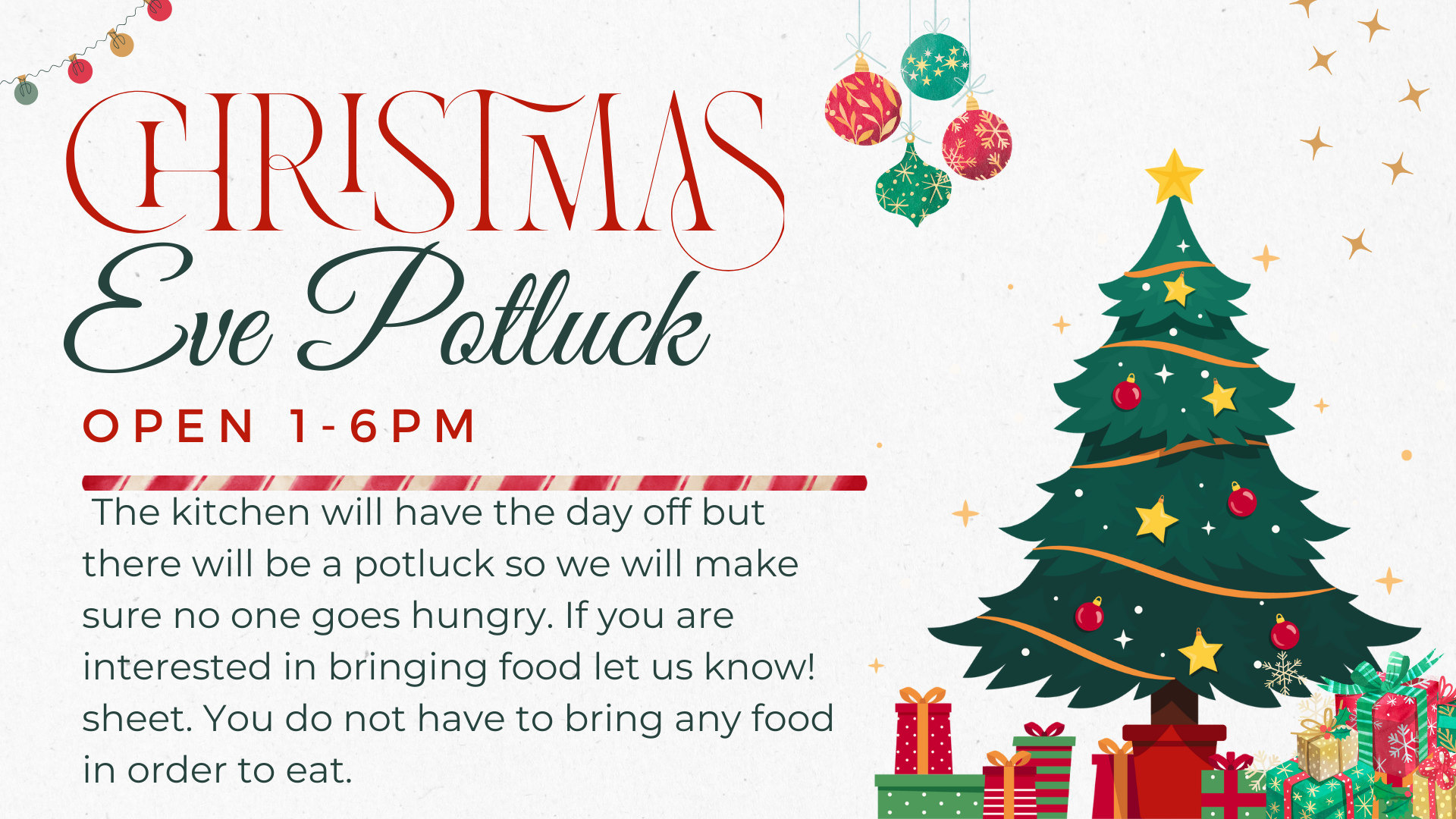 Christmas Eve Potluck