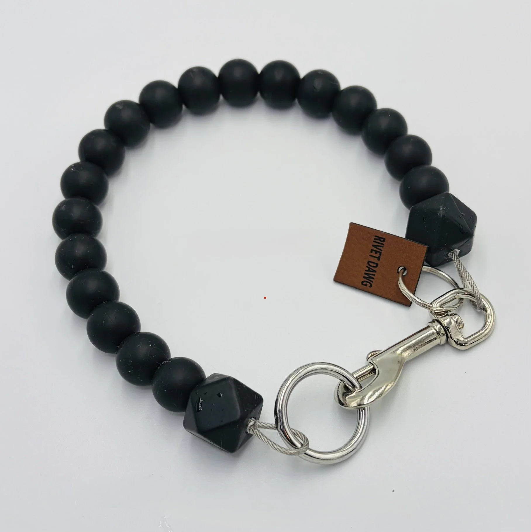 "Raven" Dog Bead Collar